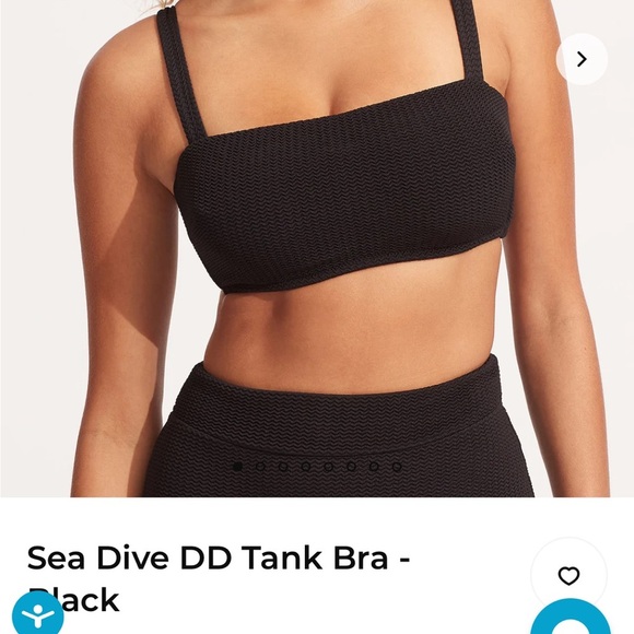 Seafolly SeaDive tank bikini bra - Picture 2 of 4